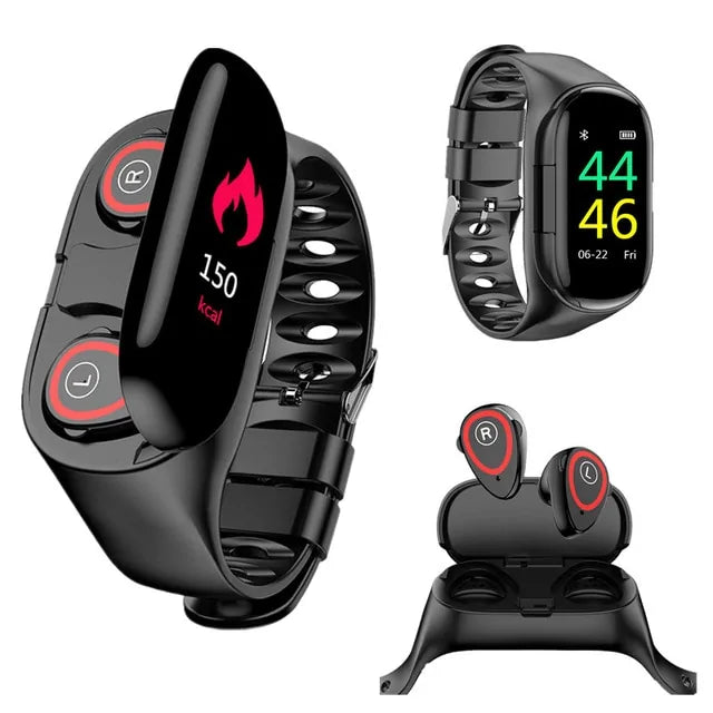 2-In-1 Smart Watch And Wireless Earbuds